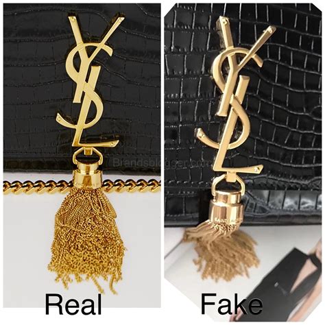 spilla ysl falsa|ysl real vs false.